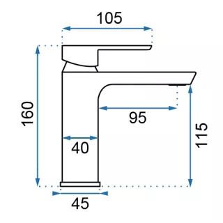 Rea BATERIA UMYWALK MY2021-2G ARGUS ZŁOTA NISKA REA-B6212