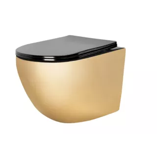 Rea WC - CARLO MINI RIMLESS GOLD BLACK REA-C8990