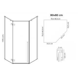 Rea KABINA DIAMOND GOLD 100x100 REA-K6616