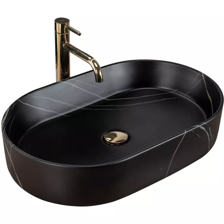 Rea UMYWALKA NADIA 60 BLACK STONE MATT - NABLATOWA REA-U8565 Rea UMYWALKA NADIA 60 BLACK STONE MATT - NABLATOWA REA-U8565