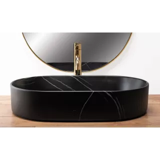 Rea UMYWALKA NADIA 60 BLACK STONE MATT - NABLATOWA REA-U8565
