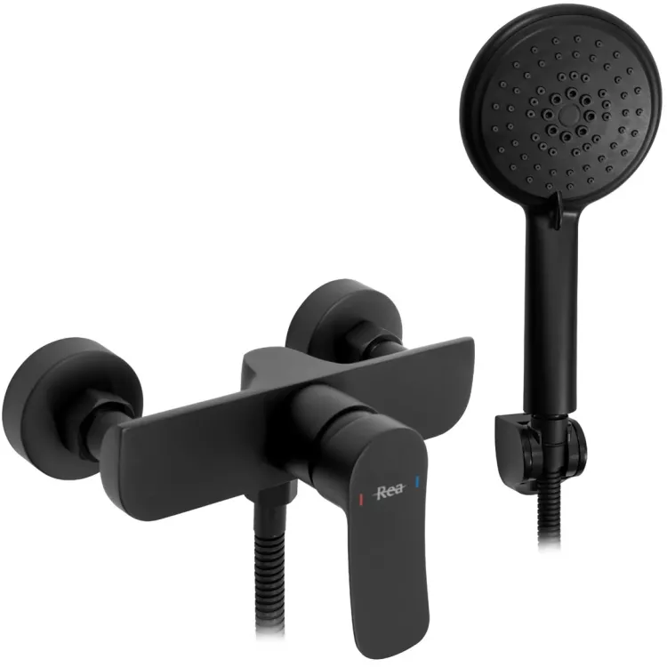 Rea BATERIA PRYSZNICOWA DART CZARNA REA-B3302