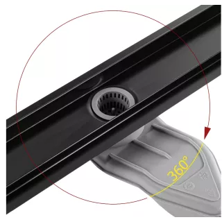Rea ODPŁYW NEOX SUPERFLOW  CZARNY 700 REA-G7806