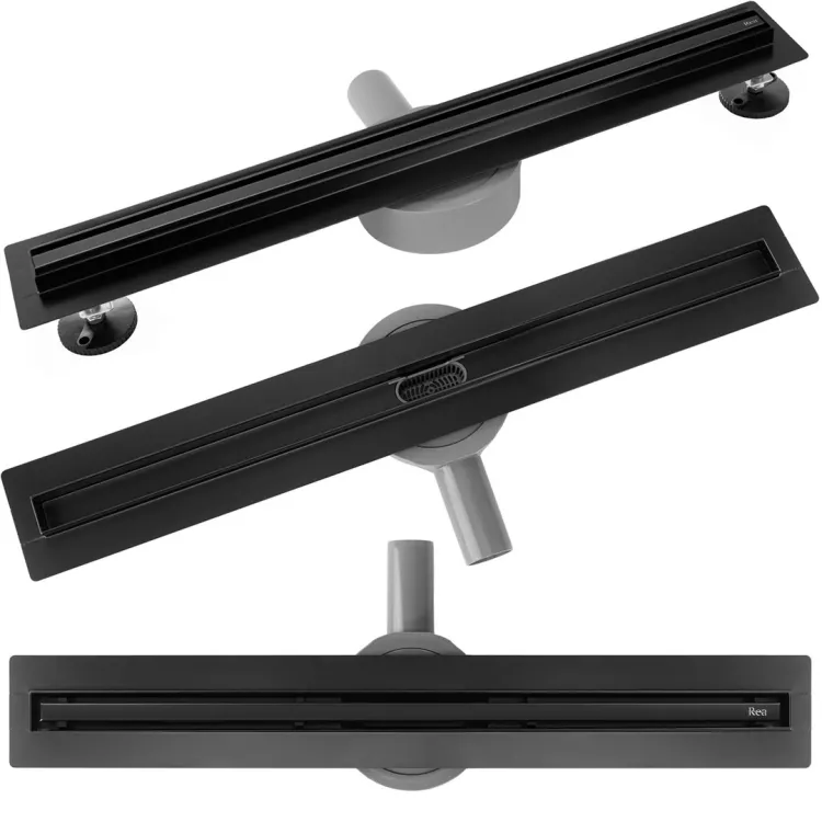 Rea ODPŁYW NEOX SLIM PRO CZARNY 800 REA-G2710