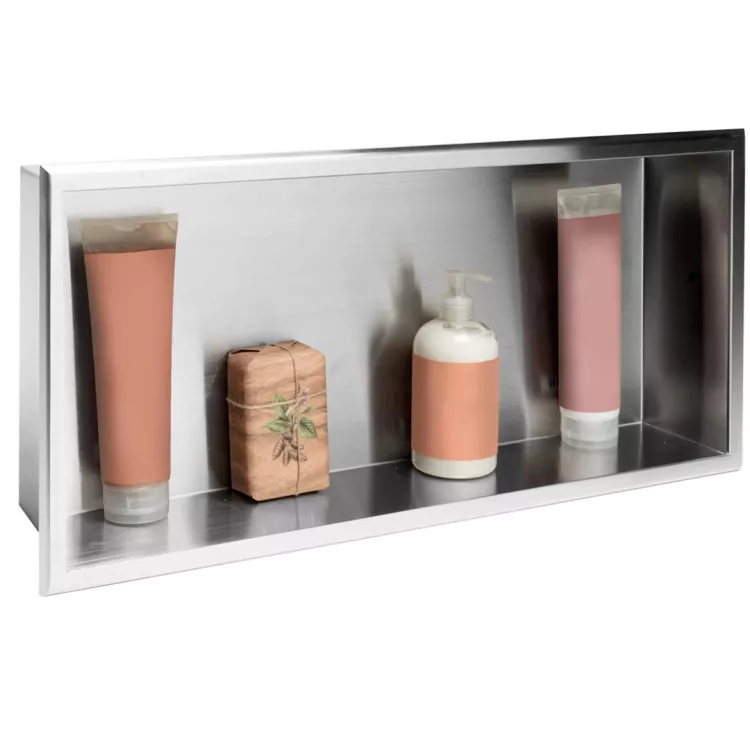 Rea PÓŁKA WNĘKOWA 03 30x60x10 STAL SZCZOTKOWANA REA-05602 Rea PÓŁKA WNĘKOWA 03 30x60x10 STAL SZCZOTKOWANA REA-05602