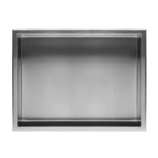 Rea PÓŁKA WNĘKOWA 02 30x45x10 STAL SZCZOTKOWANA REA-05601