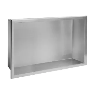 Rea PÓŁKA WNĘKOWA 02 30x45x10 STAL SZCZOTKOWANA REA-05601