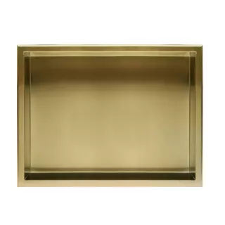 Rea PÓŁKA WNĘKOWA 08 30x45x10 ZŁOTY SZCZOTKOWANY REA-05607