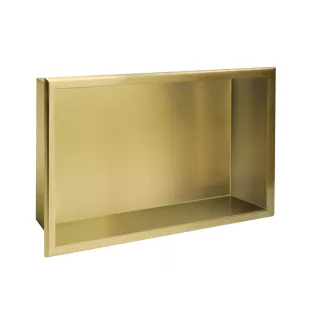 Rea PÓŁKA WNĘKOWA 08 30x45x10 ZŁOTY SZCZOTKOWANY REA-05607