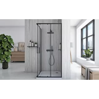 Rea KABINA CITY BLACK 90x90 REA-K6446