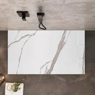 Rea BRODZIK BAZALT CARRARA WHITE 90x120 REA-K7001