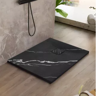 Rea BRODZIK MAGNUM CARRARA BLACK 90x120 REA-K7009