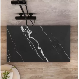 Rea BRODZIK MAGNUM CARRARA BLACK 80x100 REA-K7007