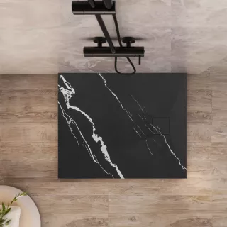 Rea BRODZIK MAGNUM CARRARA BLACK 80x100 REA-K7007