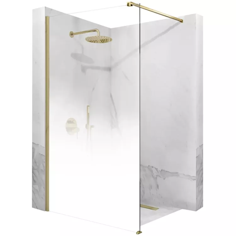 Rea ŚCIANKA PRYSZNICOWA AERO OMBRE BRUSH GOLD/WHITE 90 REA-K2463 Rea ŚCIANKA PRYSZNICOWA AERO OMBRE BRUSH GOLD/WHITE 90 REA-K2463