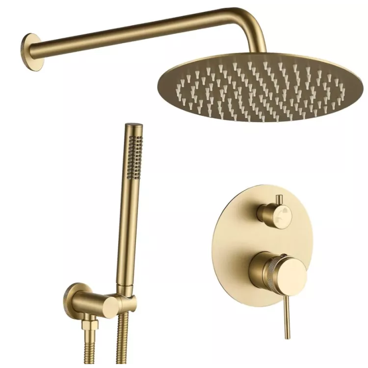 Rea ZESTAW NATR PODTYNKOWY LUNGO GRIP ZŁOTY SZCZ + BOX REA-P8950 Rea ZESTAW NATR PODTYNKOWY LUNGO GRIP ZŁOTY SZCZ + BOX REA-P8950