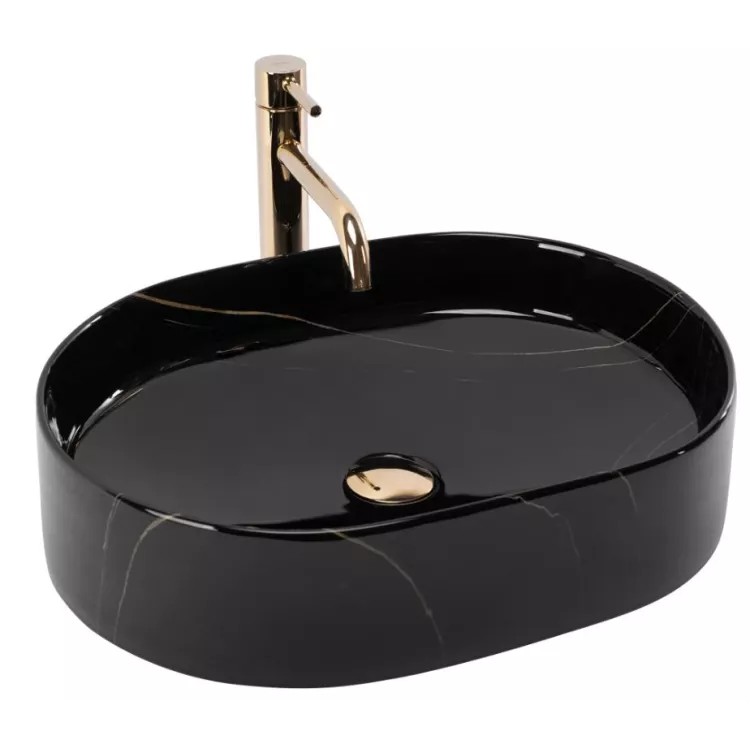 Rea UMYWALKA NADIA 50 BLACK STONE - NABLATOWA REA-U9240