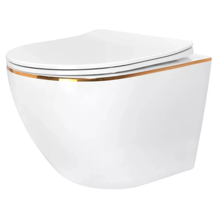 Rea WC - CARLO MINI TORNADO WHITE GOLD EDGE REA-C4800