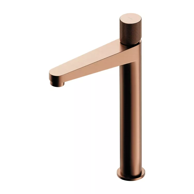 Omnires CONTOUR bateria umywalkowa wysoka, miedź szczotkowana CT8012CPB