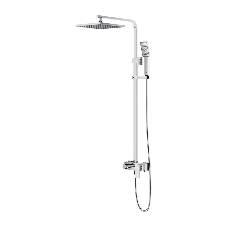 Omnires FRESH system prysznicowy natynkowy, chrom połysk FR7144CR