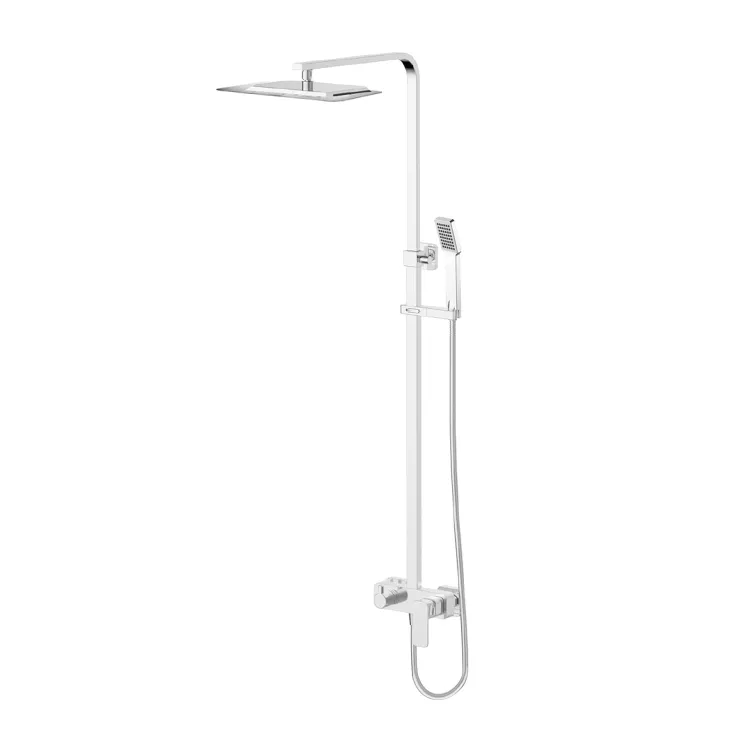 Omnires APURE system prysznicowy natynkowy, chrom połysk AP2244CR Omnires APURE system prysznicowy natynkowy, chrom połysk AP2244CR