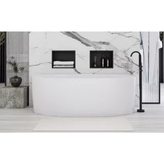 Rea PÓŁKA WNĘKOWA 04 30x30x10 CZARNA REA-05603
