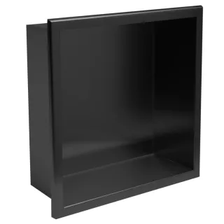 Rea PÓŁKA WNĘKOWA 04 30x30x10 CZARNA REA-05603