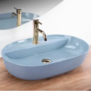 Rea UMYWALKA AURA 61 L.BLUE SHINY - NABLATOWA REA-U6618