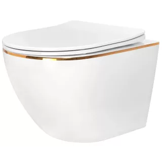 Rea WC - CARLO MINI TORNADO WHITE GOLD EDGE REA-C4800