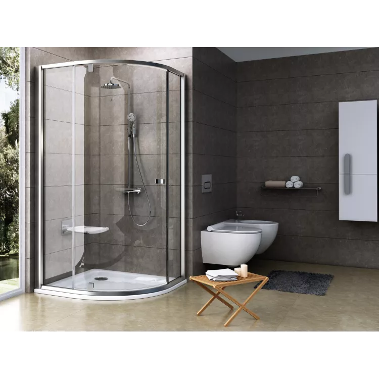Ravak Kabiny prysznicowe Pivot PSKK3 80x80, satyna+szkło transparent 37644U00Z1