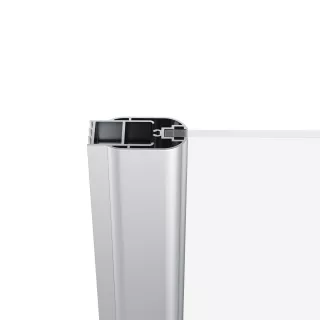 Ravak Parawan nawannowy CVS2 100 L, biała+szkło transparent 7QLA0100Z1
