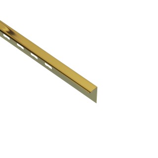 Listwa dekoracyjna ze stali nierdzewnej 0,6x1x270 cm L-kształtna LG10 gold