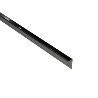 Listwa dekoracyjna ze stali nierdzewnej U-kształtna 0,6x1,0x270 cm US10 black