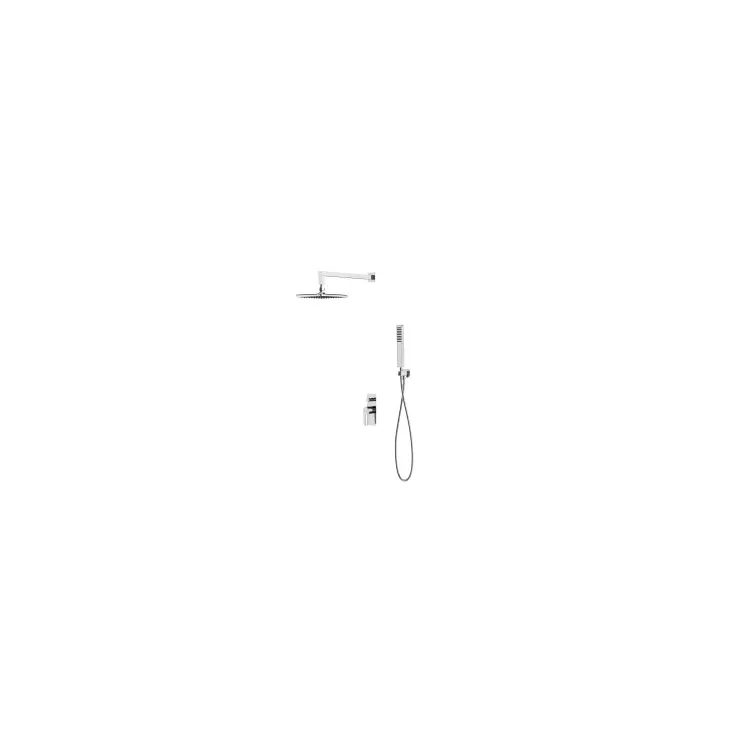 Cersanit SET B253 ZESTAW PODTYNKOWY MILLE Z BATERIĄ WAN-NATR CHROM AAEZ1000125016