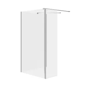 Cersanit SET B800 WALK-IN MILLE Z RUCHOMĄ ŚCIANKĄ CHROM...