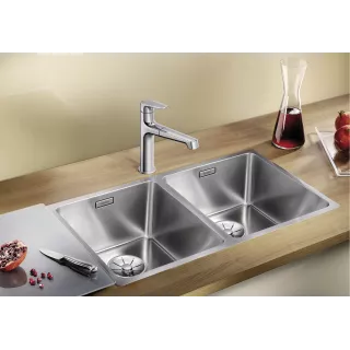 BLANCO ANDANO 340/340-IF stal polerowana, InFino 522981