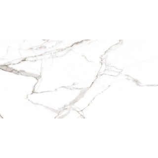 Ego Płytka ścienno-podłogowa Atlanta Carrara White 60x120 cm Połysk (2,16)