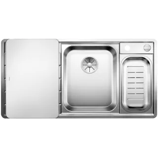 BLANCO AXIS III 6 S-IF stal polerowana prawa, korek...