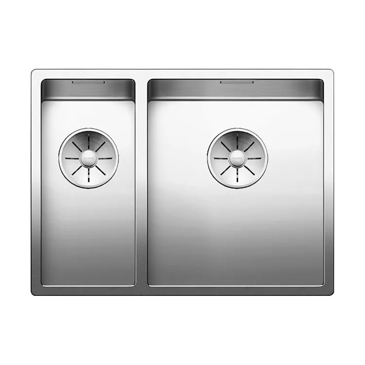 BLANCO CLARON 340/180-U stal polerowana prawa, InFino 521610 BLANCO CLARON 340/180-U stal polerowana prawa, InFino 521610