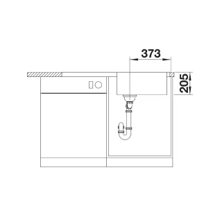 BLANCO LEMIS XL 6 S-IF stal szczotkowana, odwracalny, korek auto. 523035