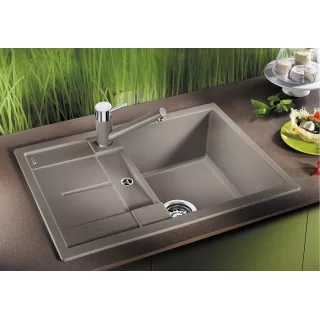 BLANCO METRA 45 S Compact Silgranit szarość skały odwracalny 519562
