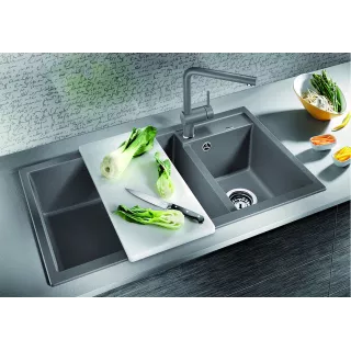 BLANCO METRA 9 Silgranit biały lewa 513269