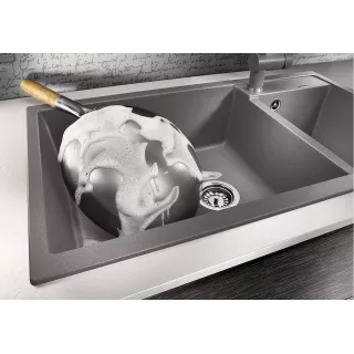 BLANCO METRA 9 Silgranit biały lewa 513269