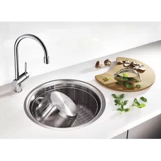 BLANCO RONDOSOL stal szczotkowana 513306