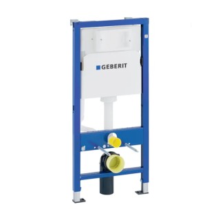 Geberit DuofixBasic Delta Stelaż do WC spłukiwanie 2/4 L 50 x 112 x 12 cm ze wspornikiem montażowym