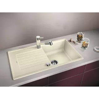 BLANCO ZIA 5 S Silgranit biały odwracalny 520515