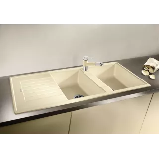 BLANCO ZIA 8 S Silgranit biały odwracalny 515597