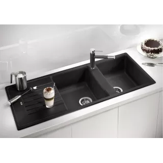 BLANCO ZIA 8 S Silgranit biały odwracalny 515597