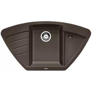 BLANCO ZIA 9 E Silgranit kawowy narożny 515074