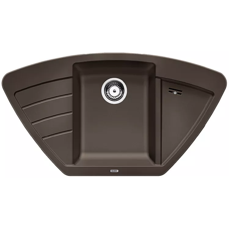 BLANCO ZIA 9 E Silgranit kawowy narożny 515074